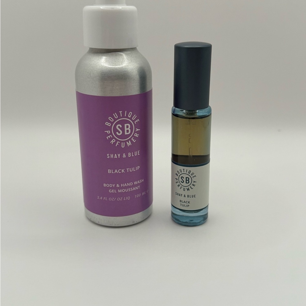 Shay and Blue London Black Tulip Hand And Body Wash w 10ml spray